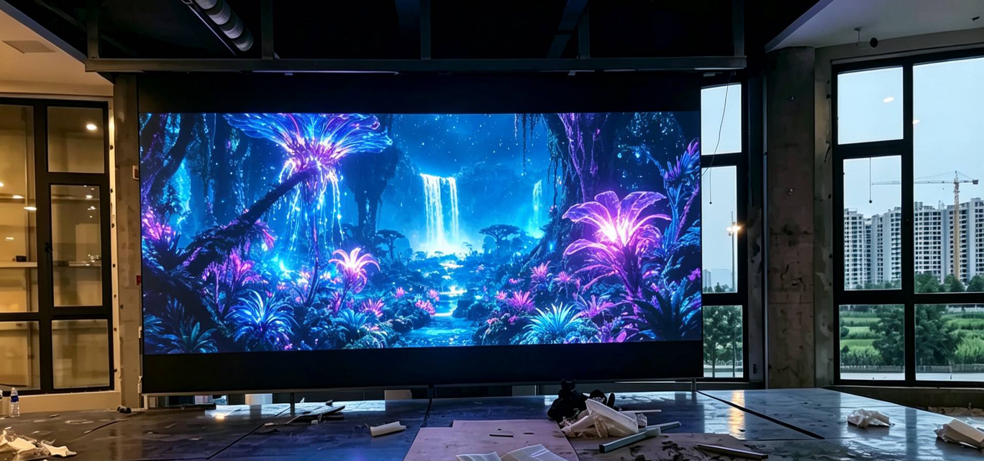 Front service indoor LED wall for stunning seamless stage backdrop